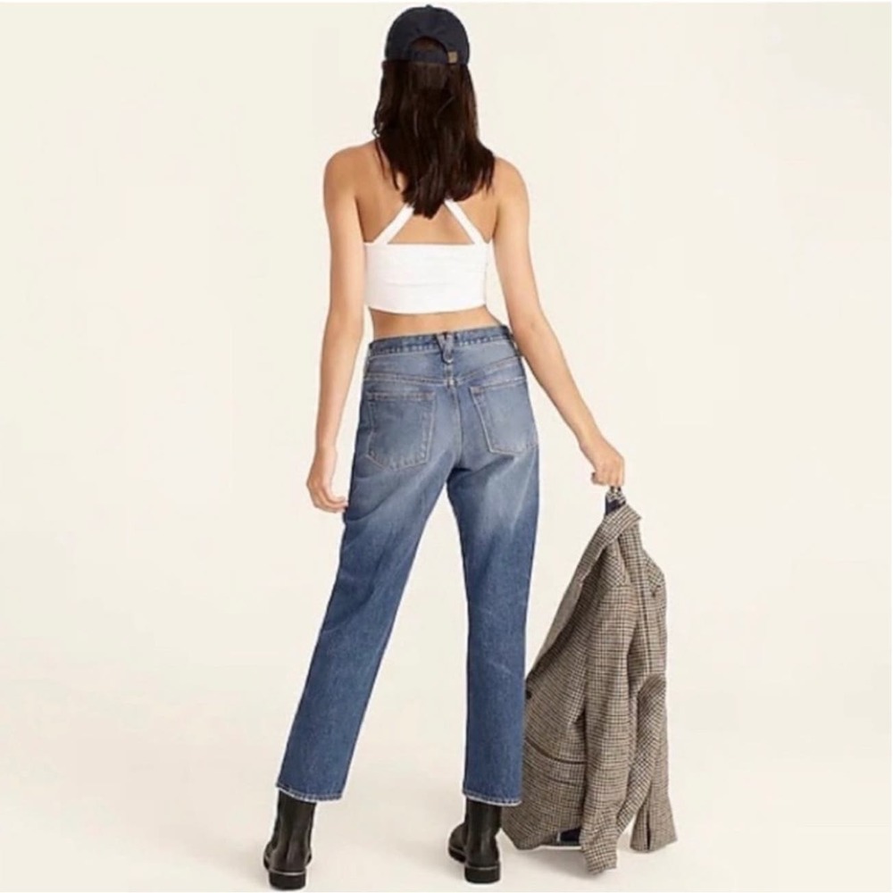 J. Crew | Women | Slouchy Raw Cuffed Hem Boyfriend Jeans | Size 28 - Picture 15 of 16